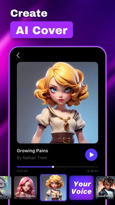 Capturas de tela do AI Song Lab: Music & Covers