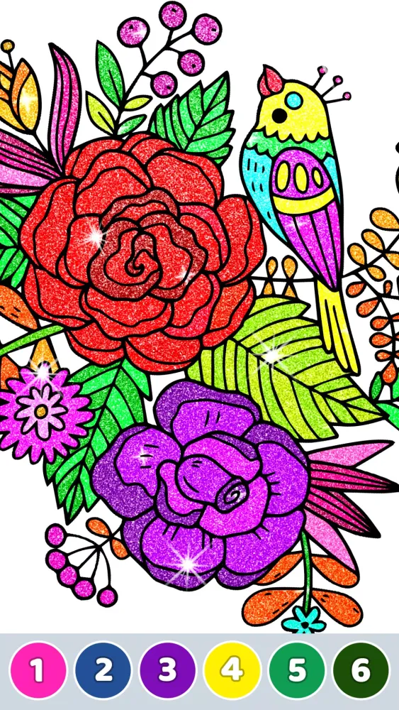 Zrzuty ekranu Glitter Color