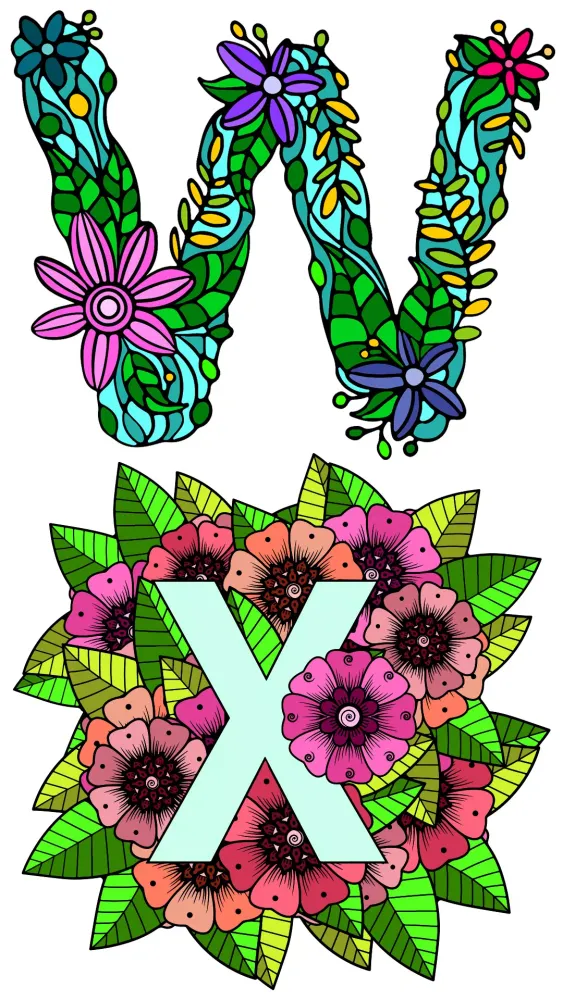 Alphabets Coloring Book Screenshots