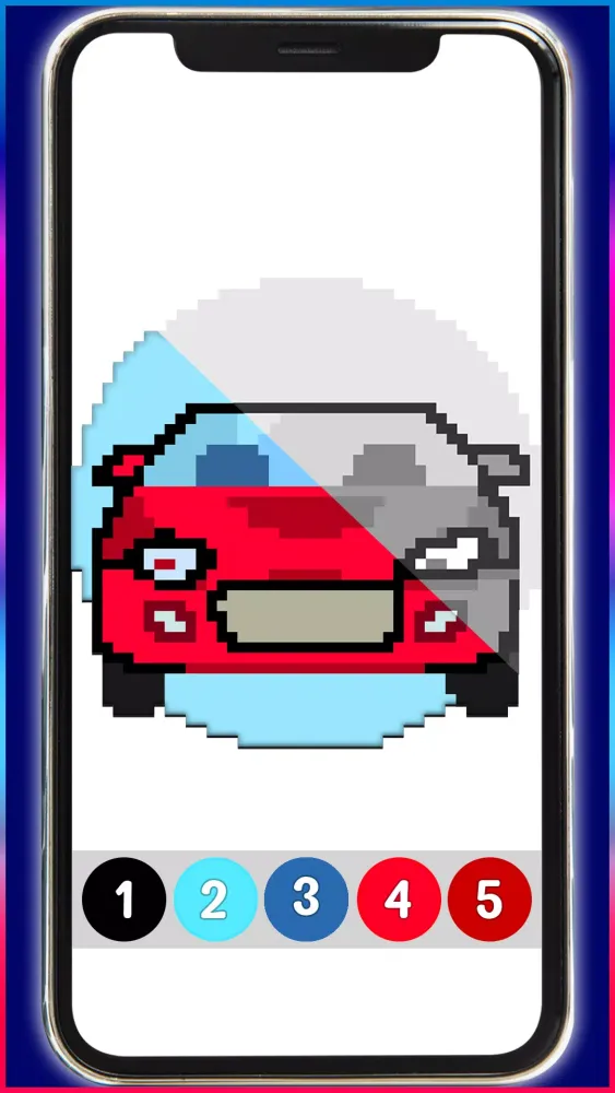 Cars Pixel Art Screenshots