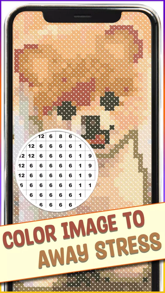 Animals Cross Stitch Coloring Screenshots