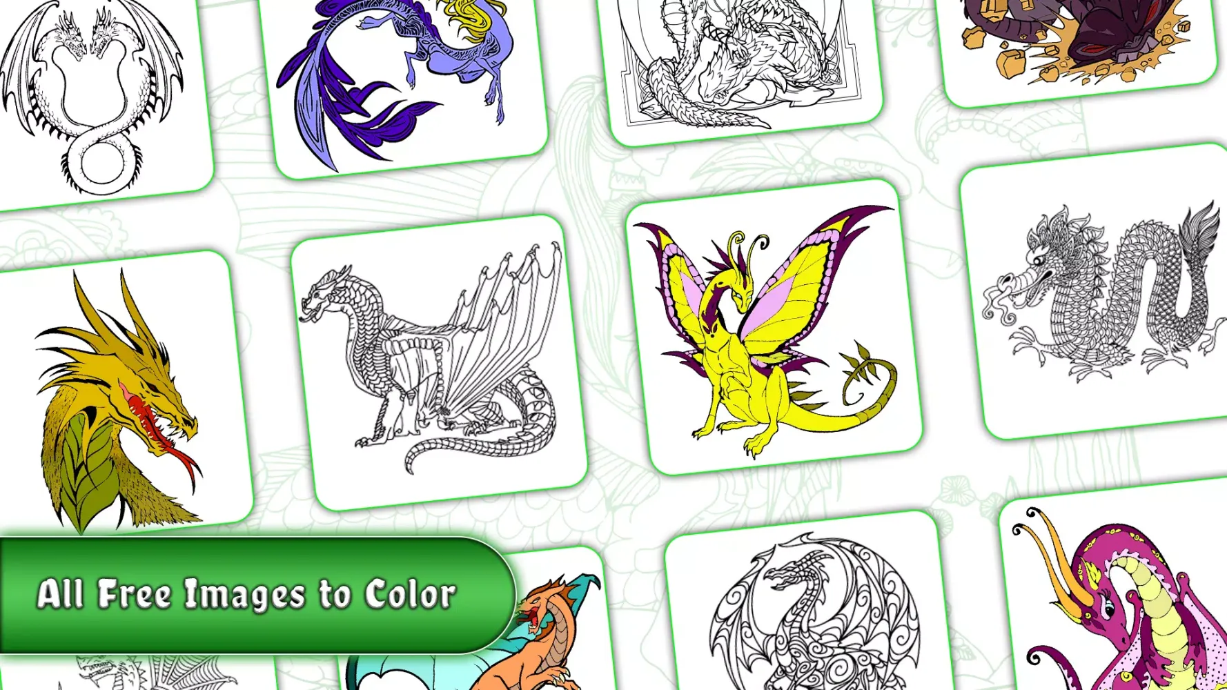 Dragons Paint By Number应用截图