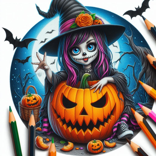 Halloween Color by Number Book Halloween Color by Number Book