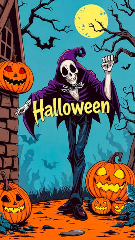 Capturas de pantalla de Halloween Color by Number Book