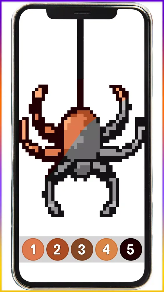 Halloween Pixel Art Coloring Screenshots