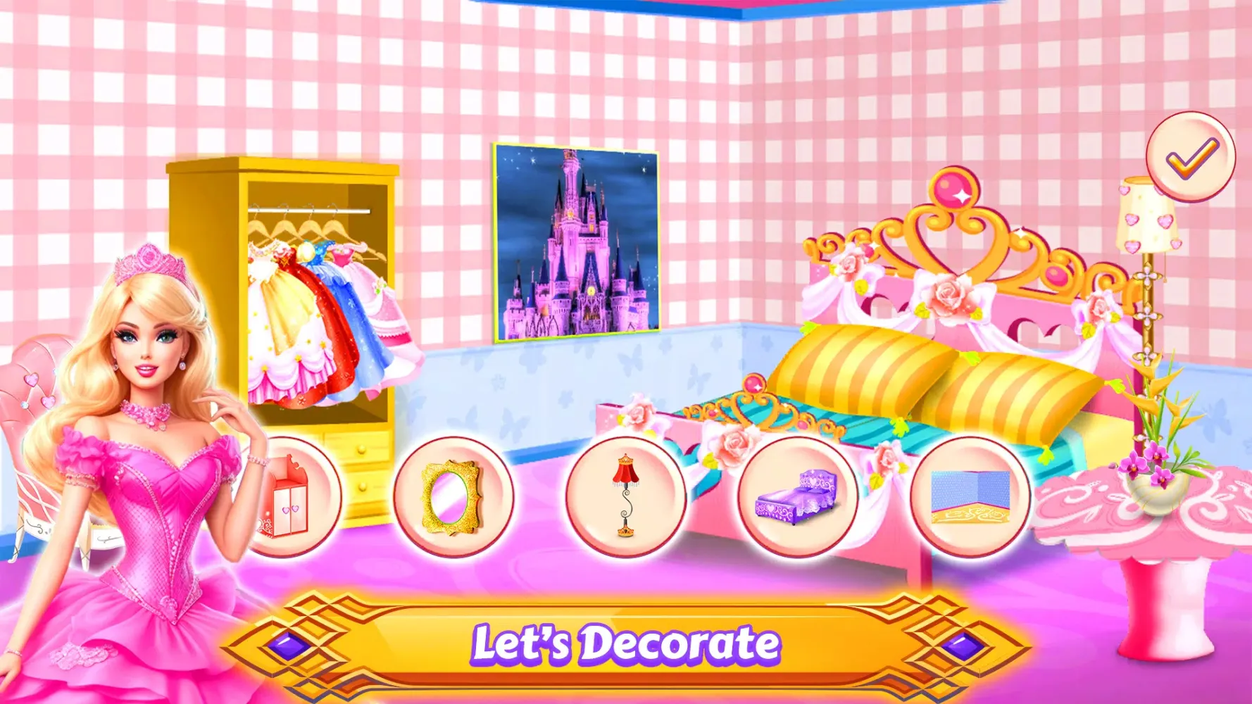 Ảnh chụp màn hình của Princess Room Cleanup Washer