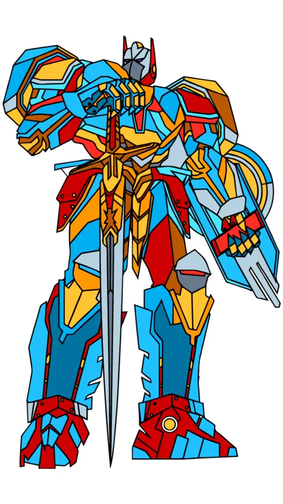 Robots Color By Number Book Screenshots