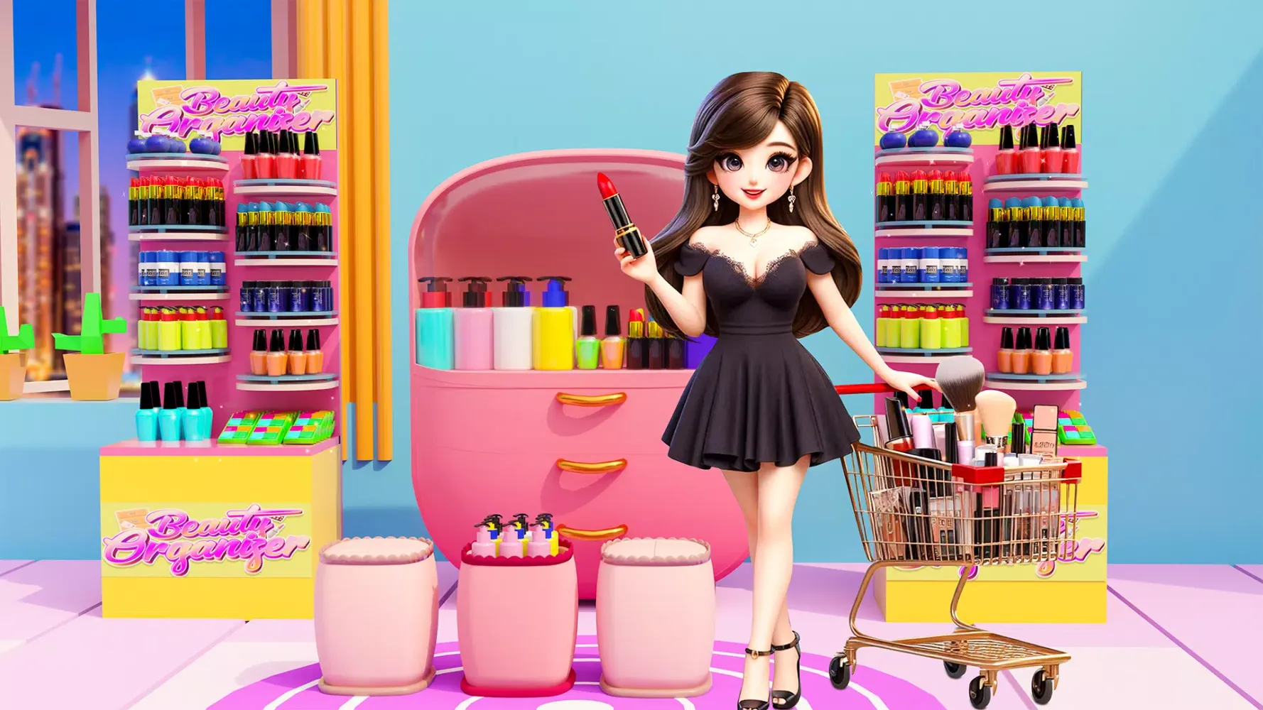 Capturas de tela do DIY Beauty Organizer