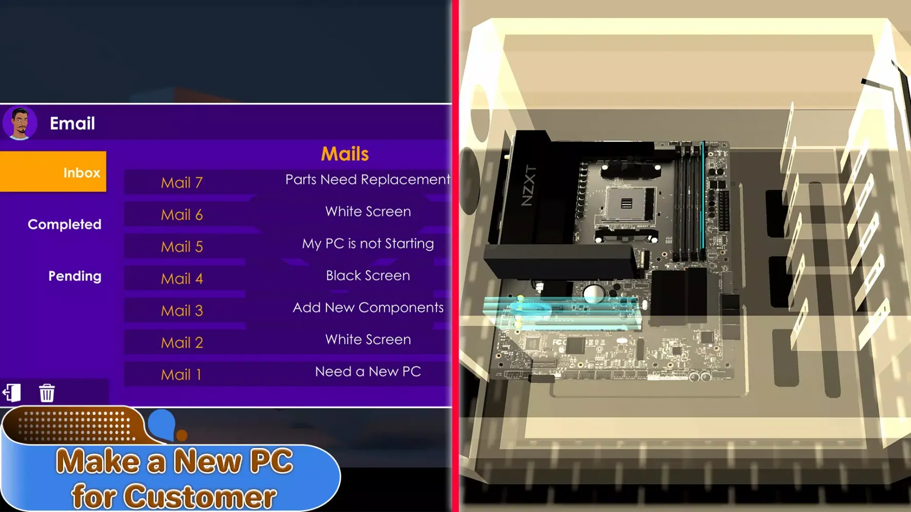 Screenshot di PC Builder 3D - PC Simulator