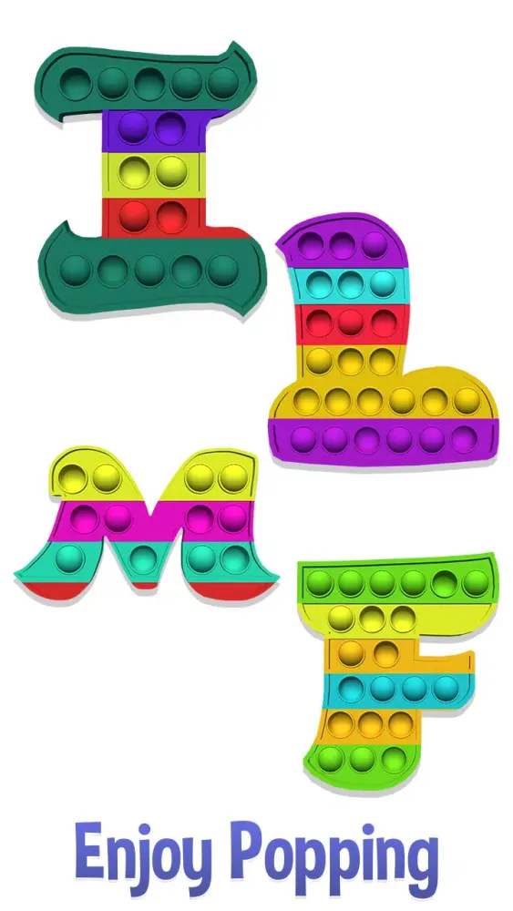 Pop It Alphabets 3D Giant Screenshots