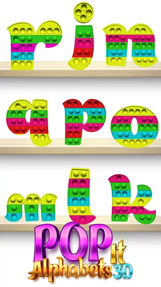 Pop It Alphabets 3D Giant Screenshots
