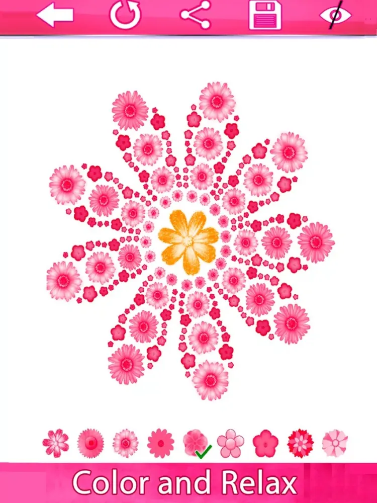 Capturas de pantalla de Flowers Art : Color by Number iPad 