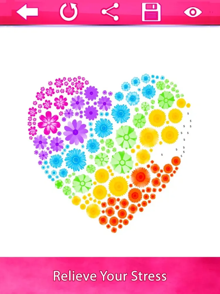 Capturas de pantalla de Flowers Art : Color by Number iPad 