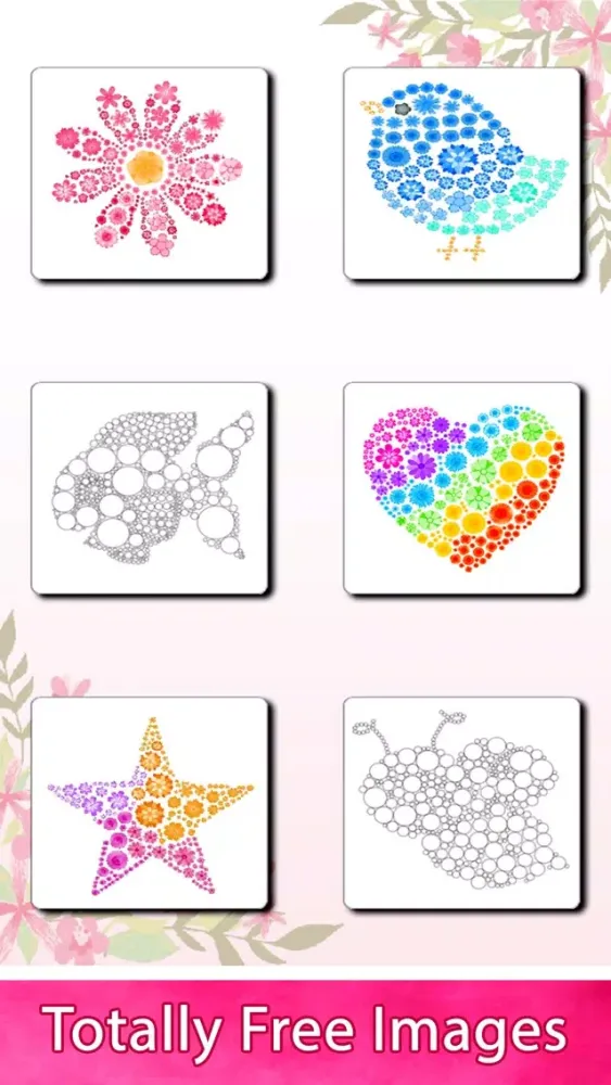 Capturas de pantalla de Flowers Art : Color by Number