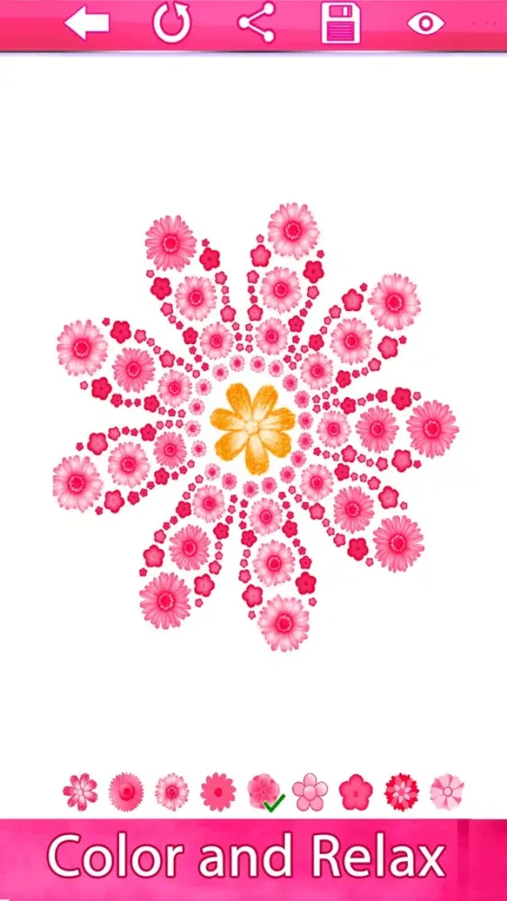Capturas de pantalla de Flowers Art : Color by Number