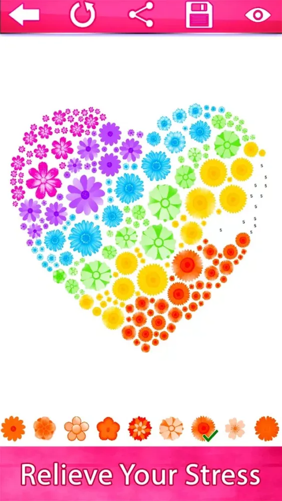 Capturas de pantalla de Flowers Art : Color by Number
