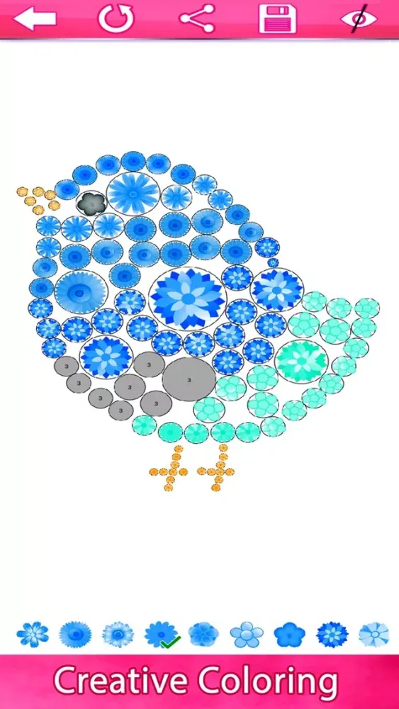 Capturas de pantalla de Flowers Art : Color by Number
