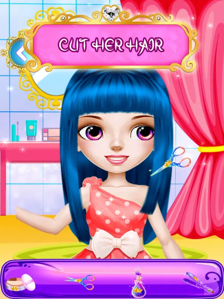 Princess Hair Saloon Game iPad  Screenshots