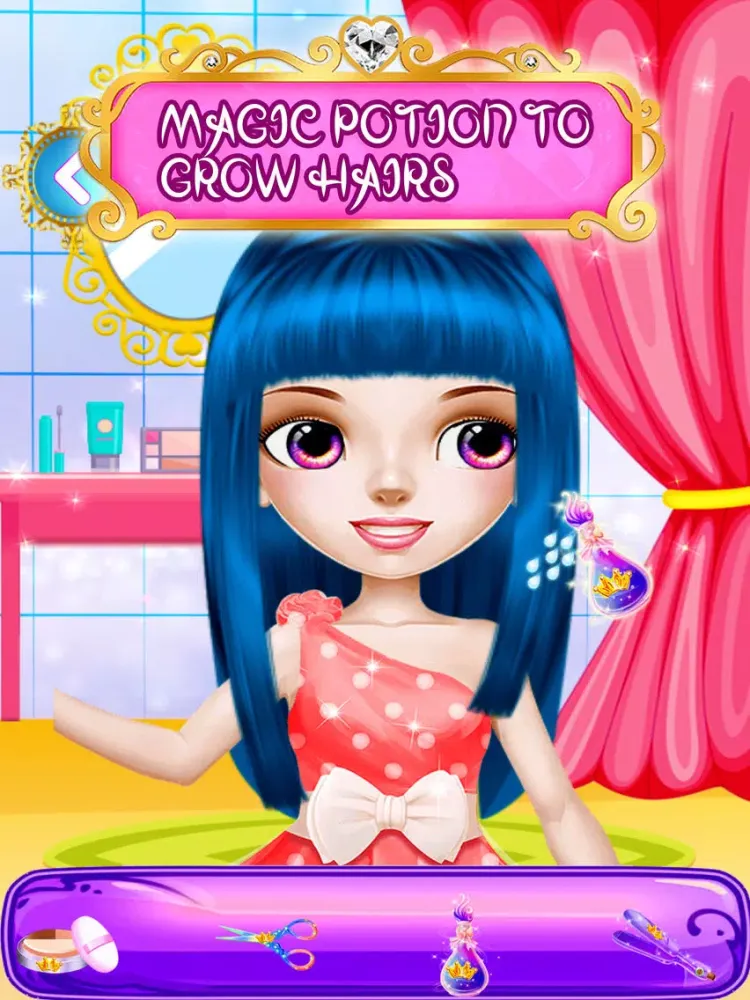 Princess Hair Saloon Game iPad  Screenshots