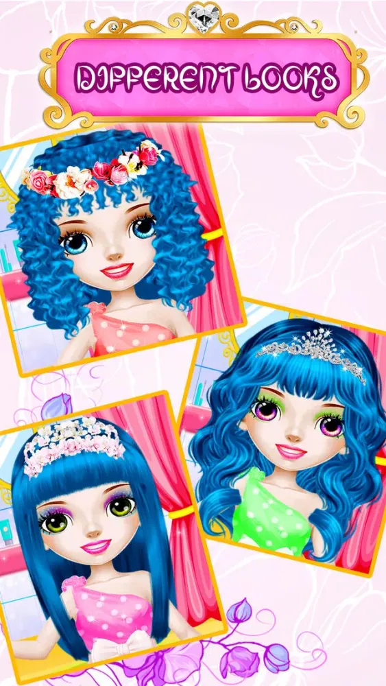 Princess Hair Saloon Game Screenshots