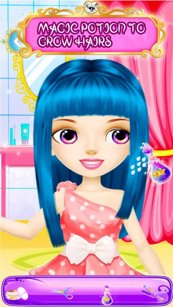 Princess Hair Saloon Game Screenshots