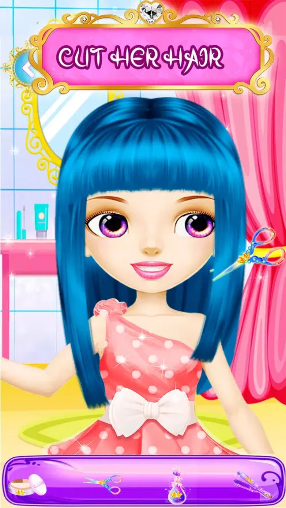 Princess Hair Saloon Game Screenshots