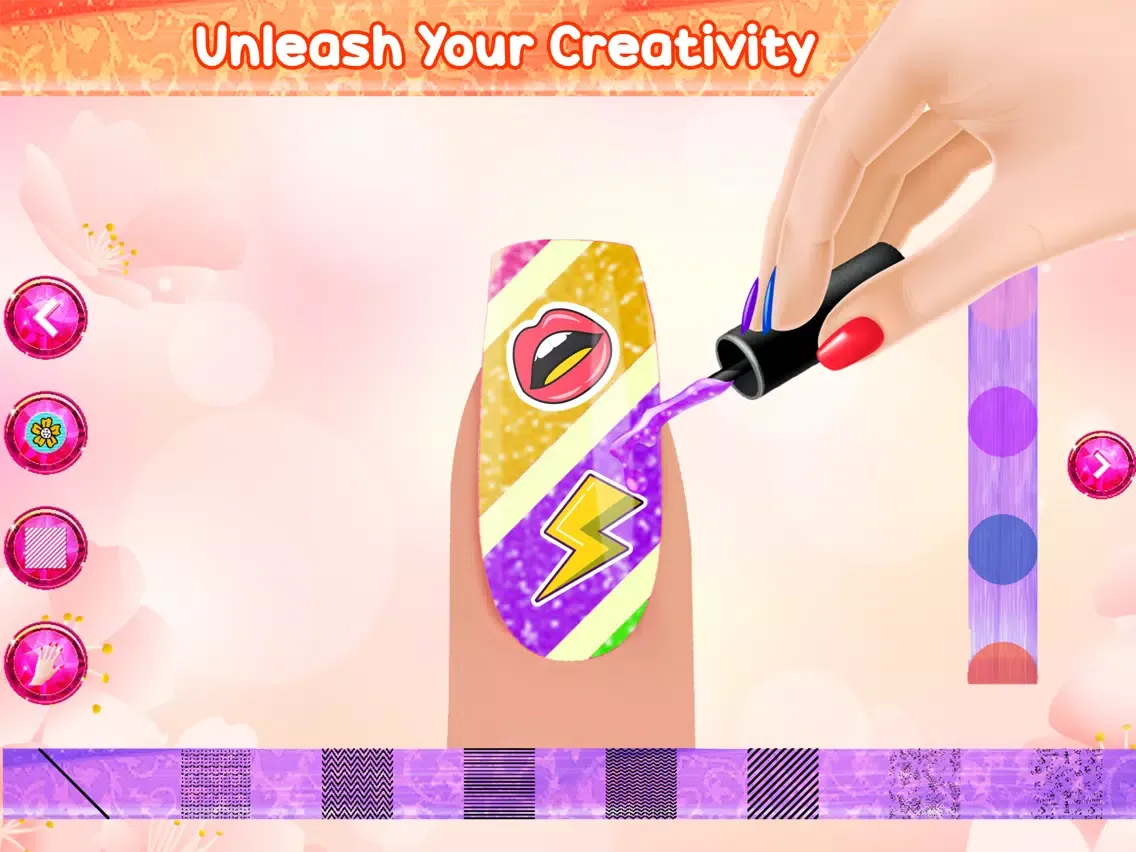 Capturas de tela do Nails Coloring Book iPad 