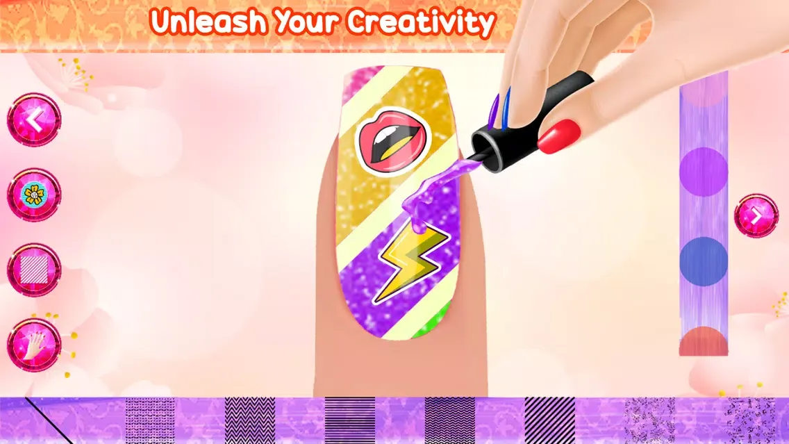 Capturas de tela do Nails Coloring Book