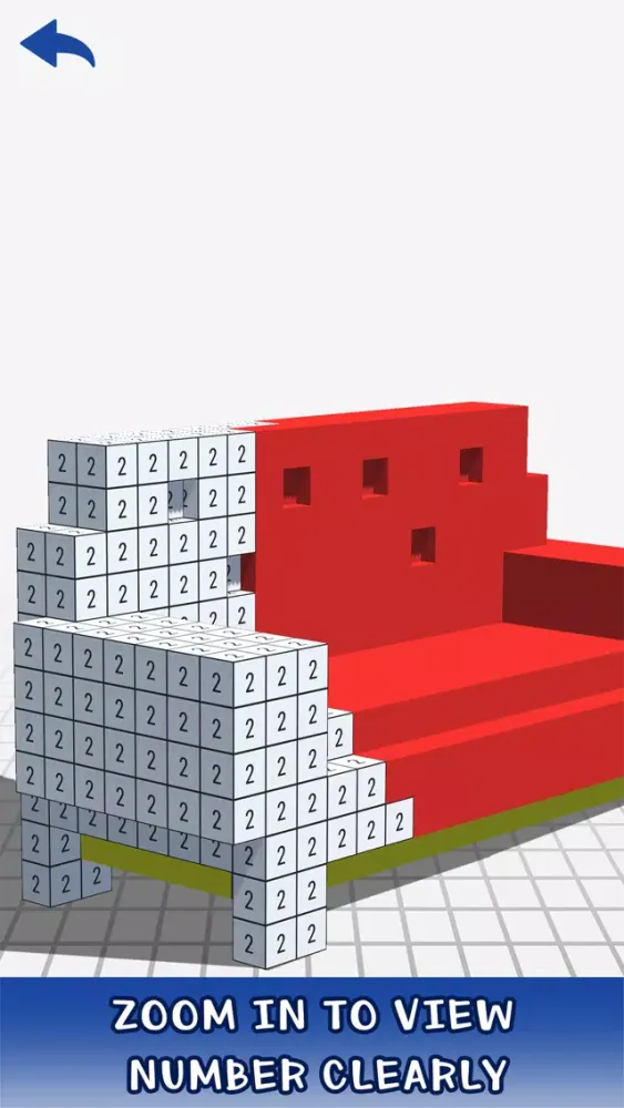 Voxel House Interior Coloring Screenshots