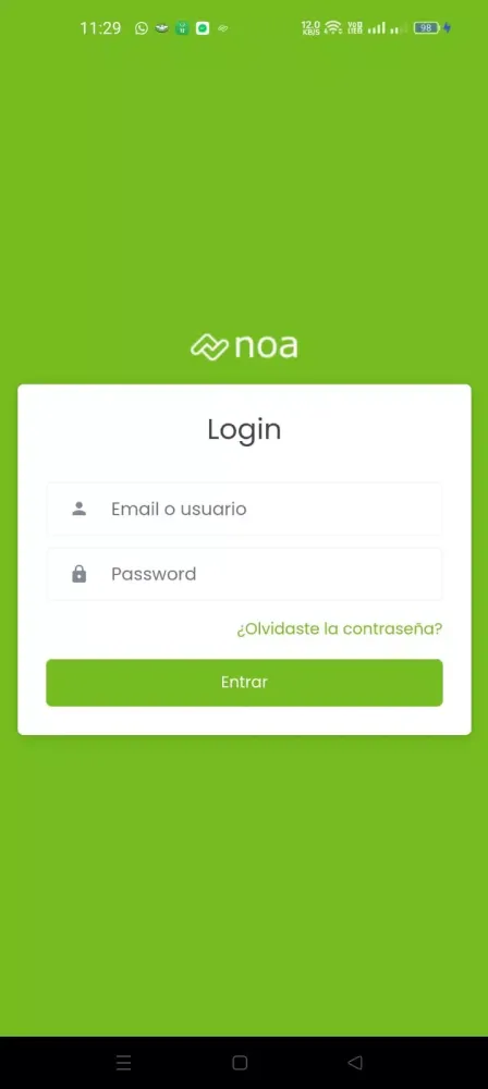 Tangkapan layar NOA