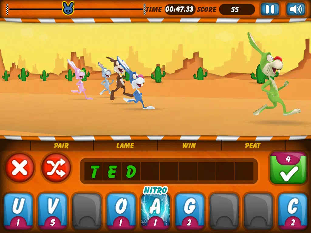 Скриншоты Race with Words iPad 