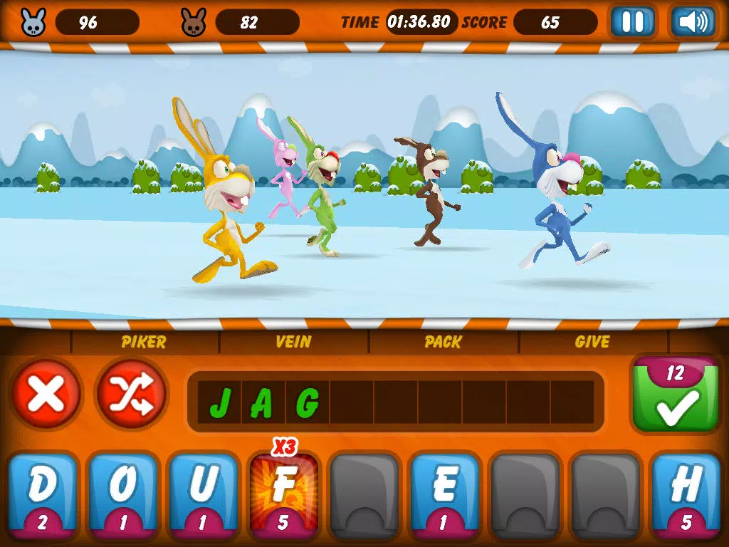 Скриншоты Race with Words iPad 