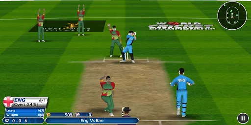Capturas de tela do World Cricket Championship  Lt