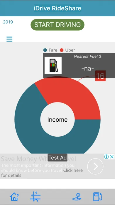 Screenshot di iDrive RideShare