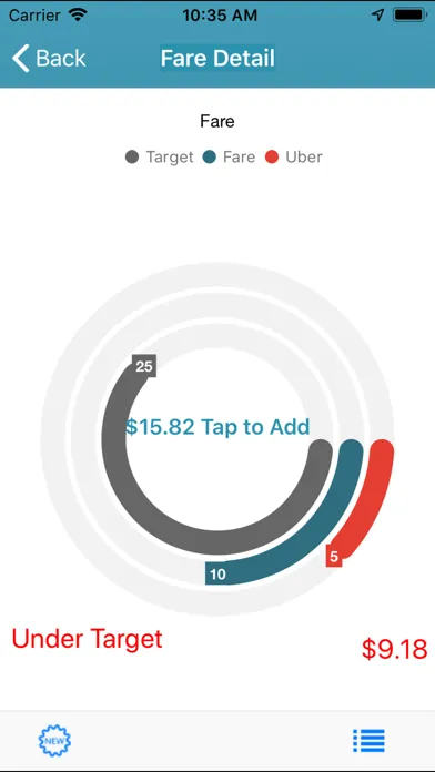 Screenshot di iDrive RideShare