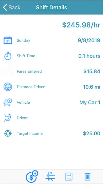 Tangkapan layar iDrive for Uber