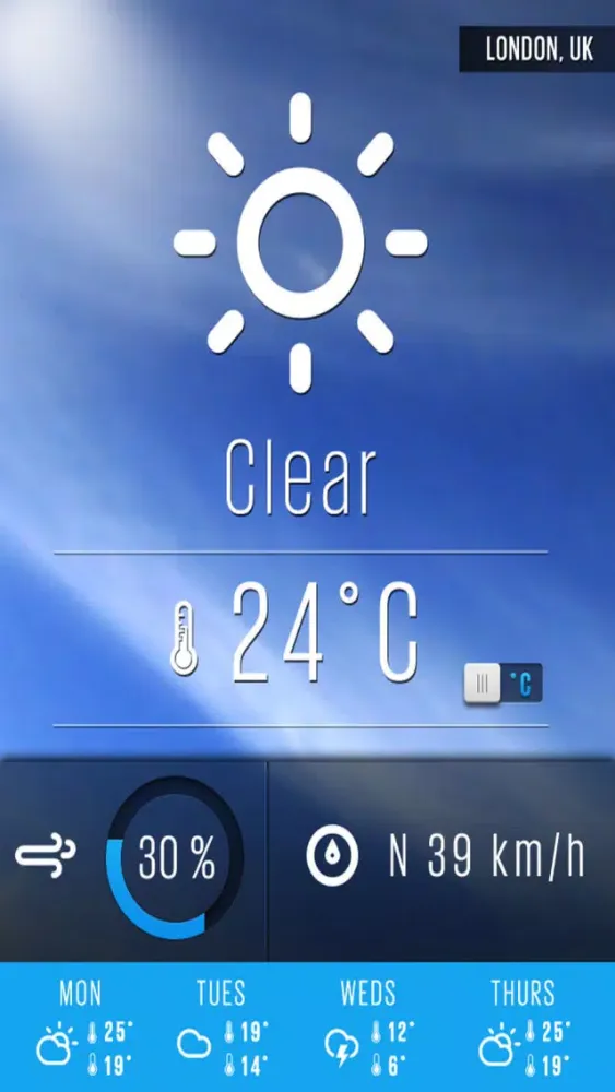 iThermometer & Weather स्क्रीनशॉट