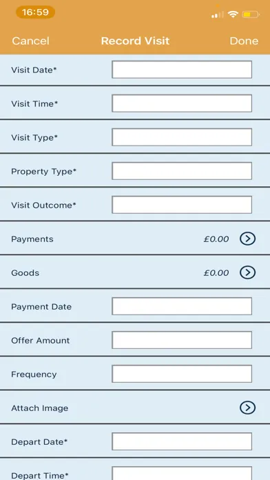 NEXUM Field Agent Application Ekran Görüntüleri