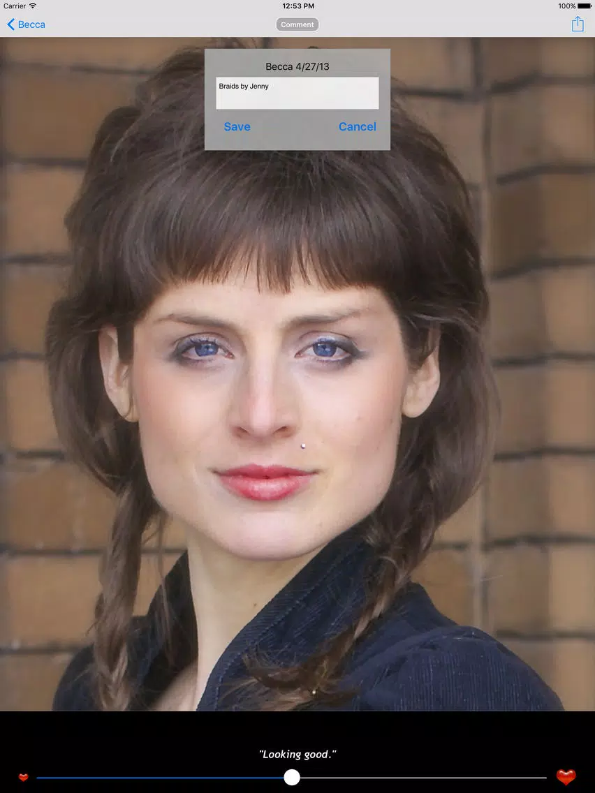 Salon Clients iPad  스크린샷