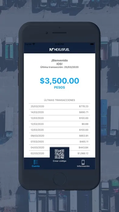 Tangkapan skrin NexusFuel Flotilla