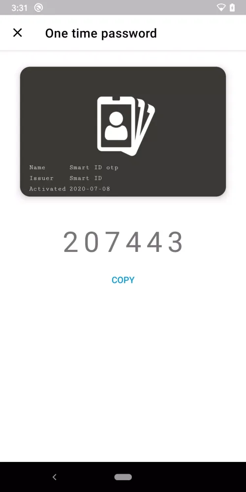 Nexus Smart ID Screenshots