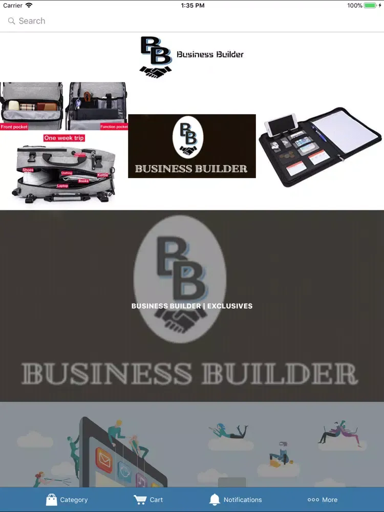 BbuilderToGo iPad  Screenshots