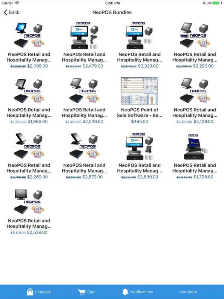 EasyPOS Australia iPad  スクリーンショット