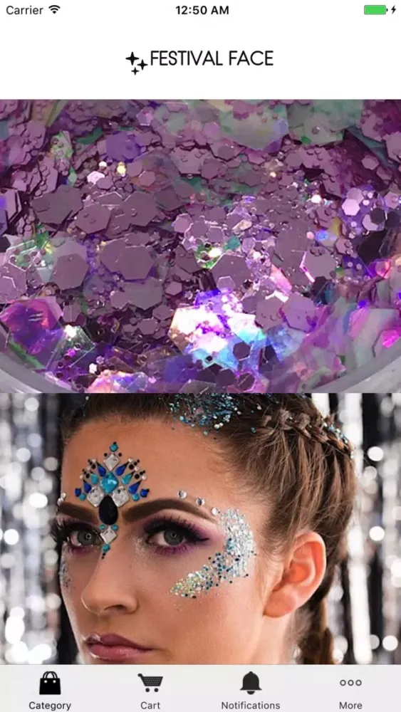 Tangkapan skrin FESTIVALFACE