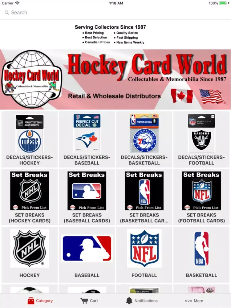 Скриншоты Hockey Card World iPad 