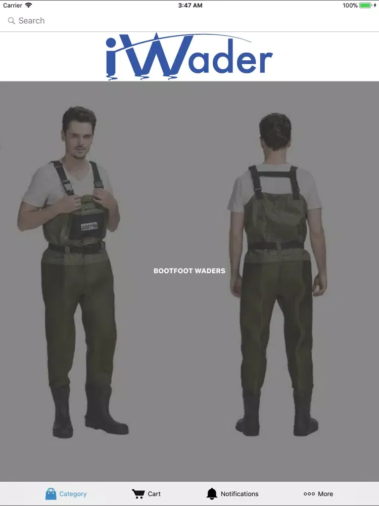 iWader Online Shop iPad 应用截图