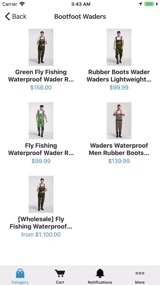 iWader Online Shop应用截图