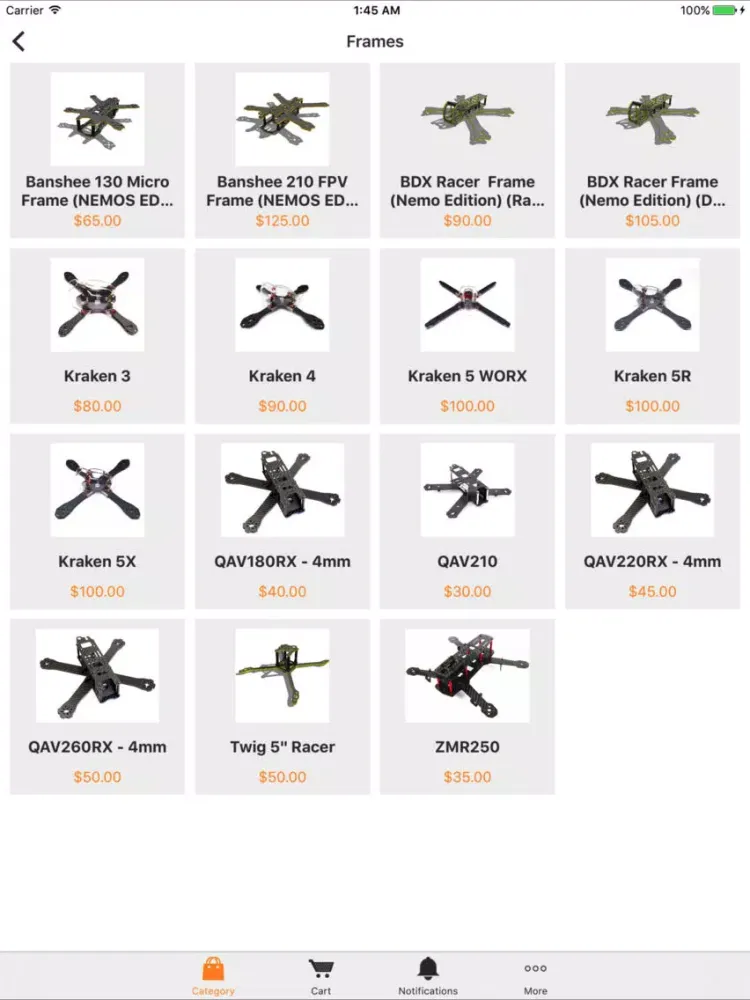 NMQS - FPV Shopping iPad 应用截图