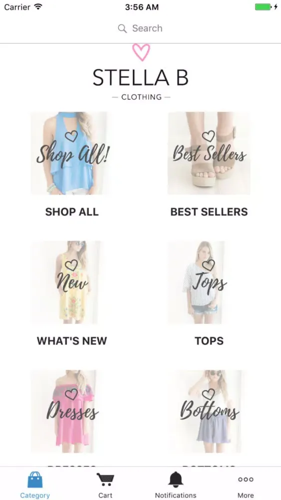ภาพหน้าจอของ Stella B. Clothing