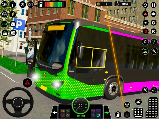 City Passenger Bus Drive Games iPad 應用截圖